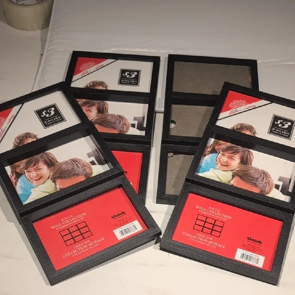 Black Wall Photo Frame Set - Picture 1 of 5